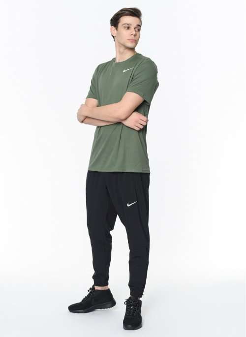 NIKE Men's Breath Run Mesh Short Sleeve Running Tee Juniper Fog (STD. FIT) 904634 326 Size XL